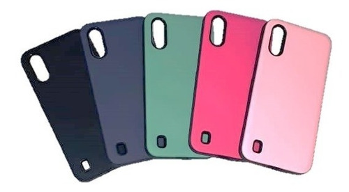 Funda Anti Shock Para Samsung A01 + Glass Full 9d