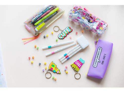 Set Tiralíneas Uniball Emott Pem-sy N°5 X5 Colores