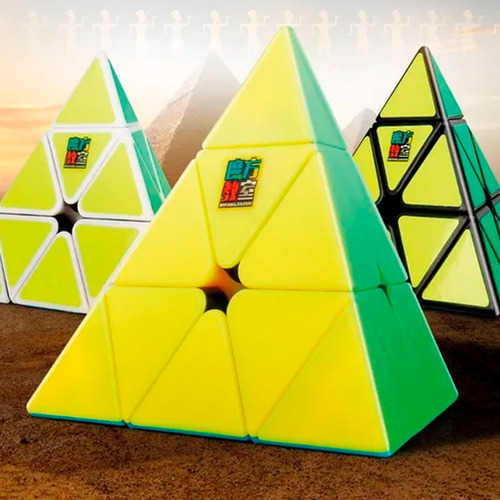 Imagen 10 de 10 de Cubo Mágico Pirámide Triangulo Triangular 3x3x3x3 Rubik