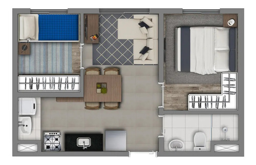 Imagem 15 de 16 de Apartamento À Venda No Bairro Guaianases - São Paulo/sp - O-11832-21429