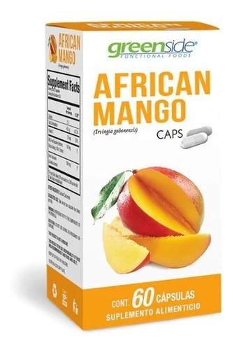 Greenside Mango Africano, 30 G, 60 Cápsulas Sfn