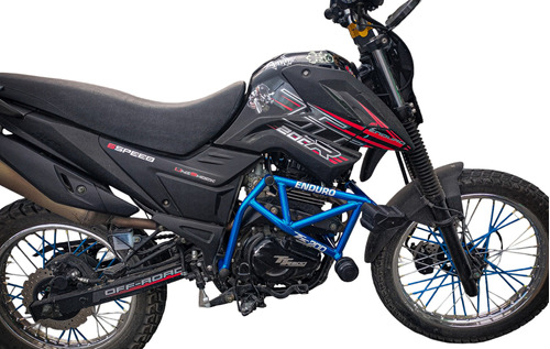 Defensa Stunt Ttx 180 - Ttr 200 *color Azul*