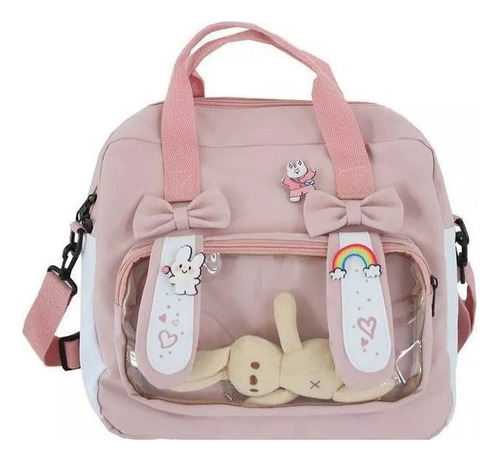 1 Hermosa Mochila Japonesa Kawaii Para Mujer Con Bolsillo En E