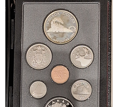 Monedas Coleccionables De Canada De 1986