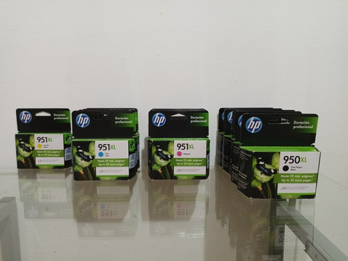 Imagen 2 de 3 de Cartucho Tinta Hp 951 Xl Amarillo Original Alto Rendimiento
