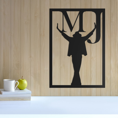 Quadro Decorativo Parede Música Michael Jackson 30cm