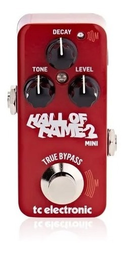 Pedal De Efecto Tc Electronic Hall Of Fame 2 Mini Reverb