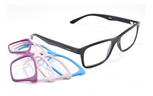 Lançamento Armação Para Óculos Smart Acetato Troca-frente