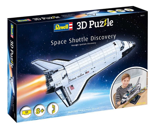 Puzle 3D: transbordador espacial Discovery Revell 00251
