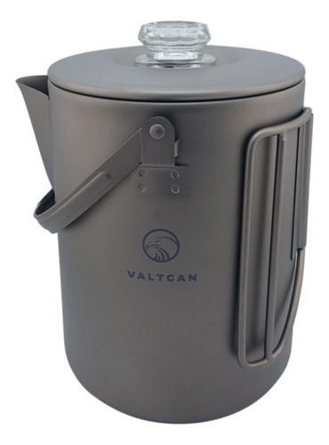 Cafetera Con Percolador De Titanio Valtcan, 1,5 L, Filtro Br