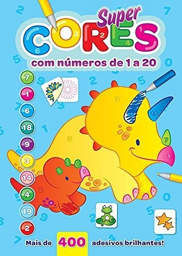 Supercores com números de 1 a 20, de Yoyo Books. Editora Brasil Franchising Participações Ltda, capa mole em português, 2013