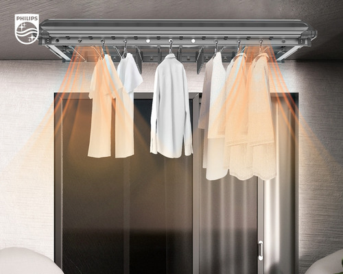 Smart Rack Tendedero De Ropa Philips Sdr105 Gris