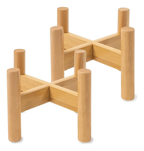 Kurrajong Farmhouse Juego De Dos Soportes De Madera Para Mac