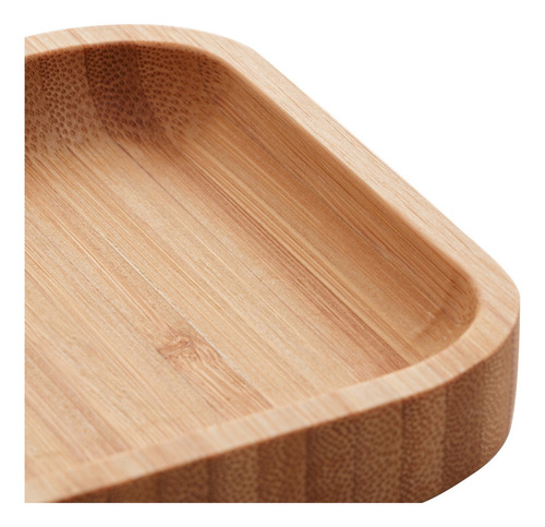 Bandeja De Bambu Hire Retangular Pequena 20x10x1,5cm Lyor