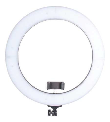 Luminador Led Ring Light 18 80w 48cm+tripe 448 Leds Forte Cor da estrutura Preto Cor da luz Branco-quente 110V/220V