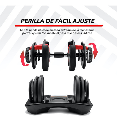 Mancuerna Ajustable Automática 24 Kg