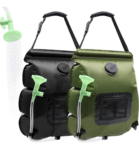 ~? Lfsemini Solar Shower Bag, 2 Pack 5 Galones / 20l Camping