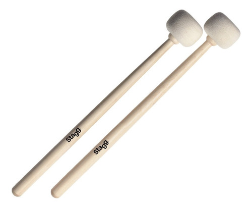 Palillos Bateria Platillos Timbales Stagg Mallet 50 Felpa