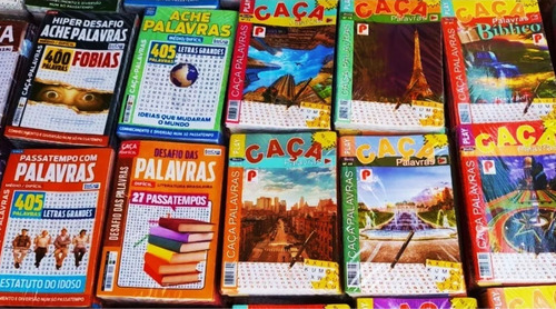 Imagem 2 de 7 de 25 Revistas Caça Palavras Passatempo Sem Repetição