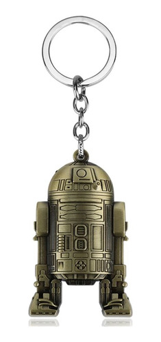 Llavero De Metal R2d2 Star Wars - Arturito Color Dorado