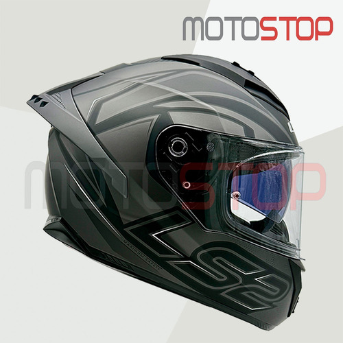 Casco Integral Ls2 Ff806 Negro Gris Matte / Certificado Qr