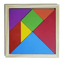 Comprar Rompecabezas Tangram Didáctico Juego De Ingenio Madera