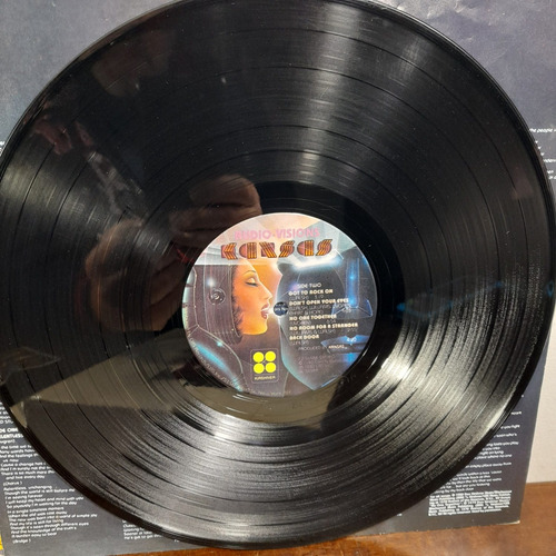 Imagem 8 de 8 de Vinil Lp Kansas Audio Visions Excelente Estado Made Usa