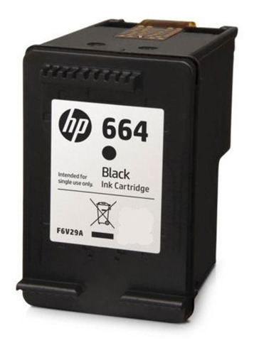 Cartucho De Tinta Hp 664 Negro Original