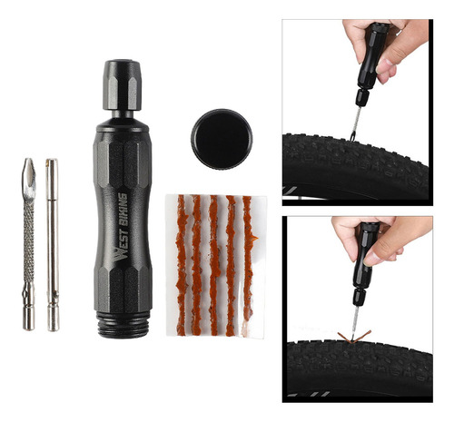 Kit De Reparación De Llantas De Bicicleta Sin Cámara -