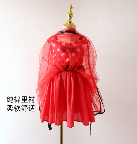 1 Vestido Con Forma De Tutú De Minnie Mouse, Bonito Lazo De