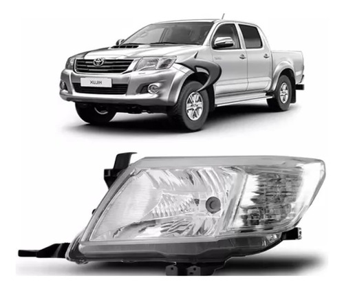 Optica Toyota Hilux 2012 2013 2014 2015 Izquierda