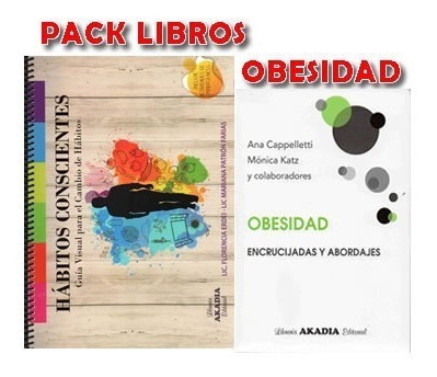 Pack Katz Obesidad Y Farias Habitos Conscientes Libros Nuevo