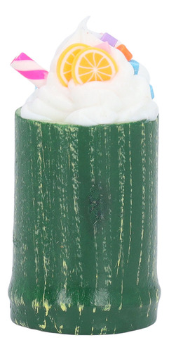 Tubo De Bambú Con Simulación De Taza, Modelo Dollhouse Milk