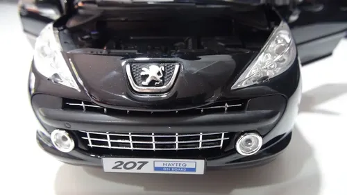 Miniatura Carro Peugeot 207 Hatch 2006 Preto 1:18 Norev | MercadoLivre