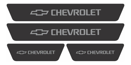 Soleira Protetora Porta Adesivos Compatível Chevrolet Sol10