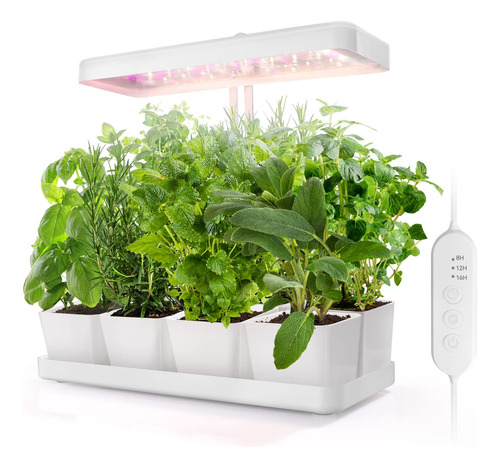 Luz Led Cultivo Plantas Altura Ajustable Temporizador Inteli