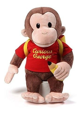 Gund Curious George Mochila Back To School Peluche Felpa 16