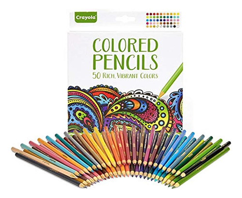 Crayones  lápices De Colores 50 Unidades Colores Vibrantes