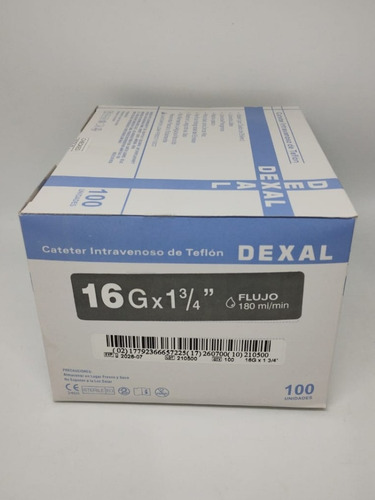 Cateter Piercing Intravenoso 16g X 100 Unidades