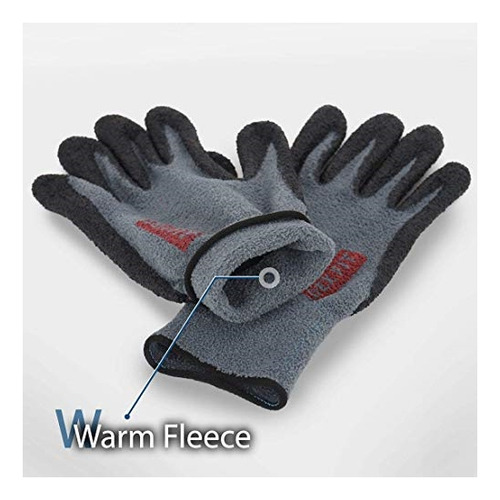 Guantes De Trabajo De Construcción De Color Gris