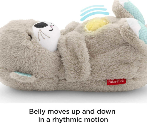Bebê Acalma Lontra Para Dormir Com Sons E Luzes