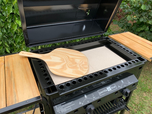 Parrilla Gas Grande Horno Pizzero Piedra Isi Dual G. Oficial