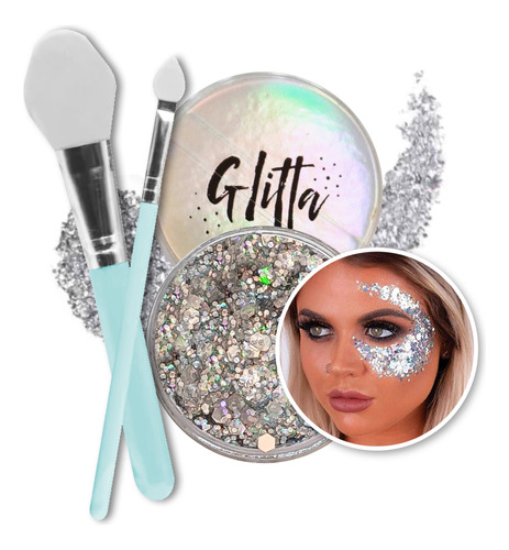 Gel Glitter Gliter Para Maquillaje Artístico Easy Glitta