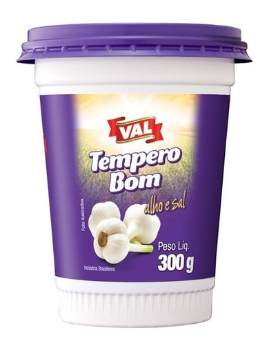 Tempero Alho E Sal Val 300g