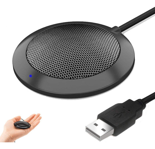 Hfuear Micrófono Usb Para Computadora, Condensador Omnidir.