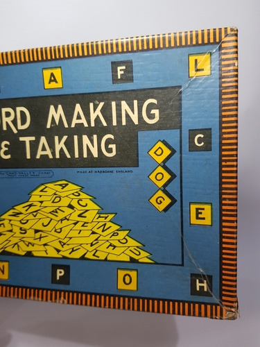 Imagen 7 de 7 de Antiguo Juego Mesa Word Making & Taking Inglaterra Mag 56506