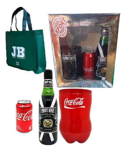 Fernet 1882 Lata X 2 + 1 Fernetazo De Vidrio En Estuche