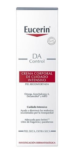 Imagen 2 de 2 de Crema Corporal Cuidado Intensivo Eucerin Da Control 40 Ml