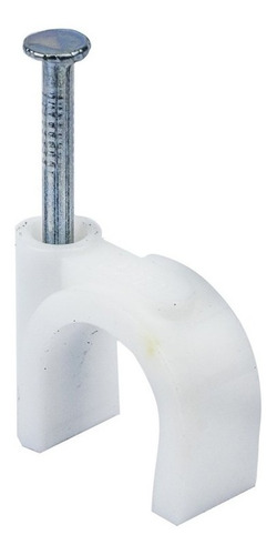 Imagem 2 de 6 de Grampo Fixa Fio 12mm Miguelão Com 100 Peças Beltools