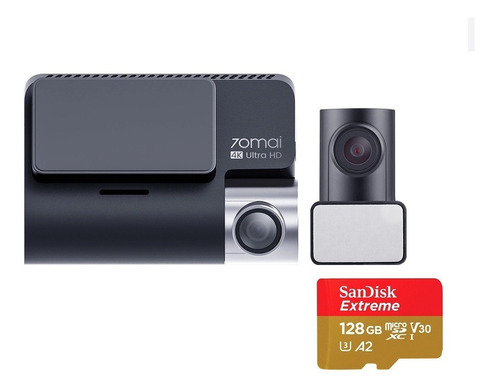 Cámara Para Auto 70mai A800s 4k Dash Cam + Trasera + 128gb